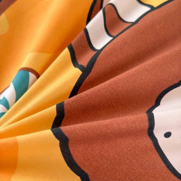 91家纺网 家纺一手货源 找家纺 乐居坊 2025新款开学季亲肤棉透气印花芦荟棉四件套（宿舍床） 拉布布