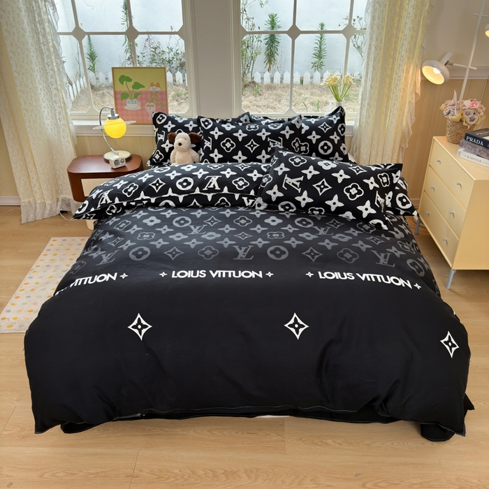 91家纺网 家纺一手货源 找家纺 乐居坊 2025新款开学季亲肤棉透气印花芦荟棉四件套（大床） 超级明星