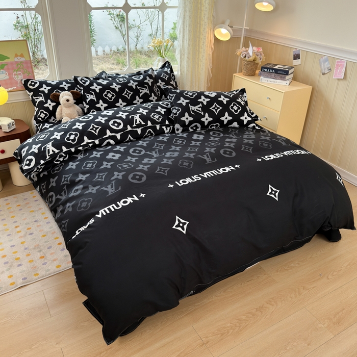 91家纺网 家纺一手货源 找家纺 乐居坊 2025新款开学季亲肤棉透气印花芦荟棉四件套（大床） 超级明星