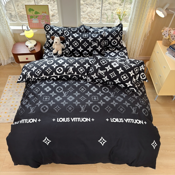 91家纺网 家纺一手货源 找家纺 乐居坊 2025新款开学季亲肤棉透气印花芦荟棉四件套（大床） 超级明星