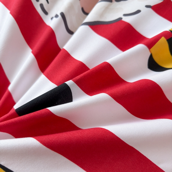 91家纺网 家纺一手货源 找家纺 乐居坊 2025新款开学季亲肤棉透气印花芦荟棉四件套（大床） 潮流前线