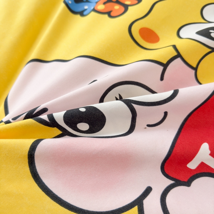 91家纺网 家纺一手货源 找家纺 乐居坊 2025新款开学季亲肤棉透气印花芦荟棉四件套（大床） 好伙伴