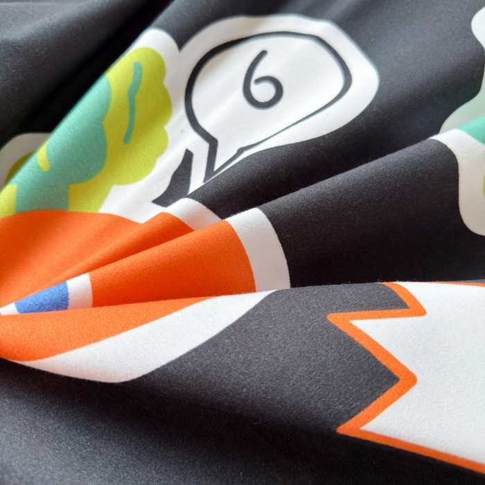 91家纺网 家纺一手货源 找家纺 乐居坊 2025新款开学季亲肤棉透气印花芦荟棉四件套（大床） 胡萝卜兵