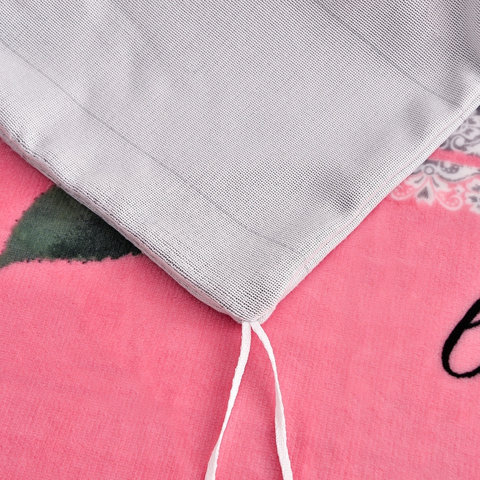 91家纺网 家纺一手货源 找家纺 绒宴2025新230克特厚款印花牛奶绒单被套法莱绒金貂被套单件 玫瑰庄园