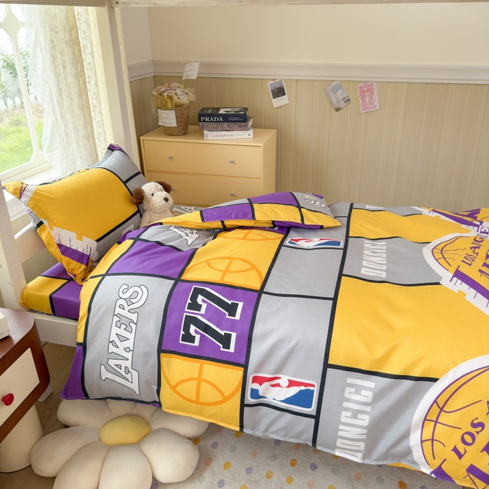 91家纺网 家纺一手货源 找家纺 乐居坊 2025新款开学季亲肤棉透气印花芦荟棉四件套（宿舍床） 洛城之星