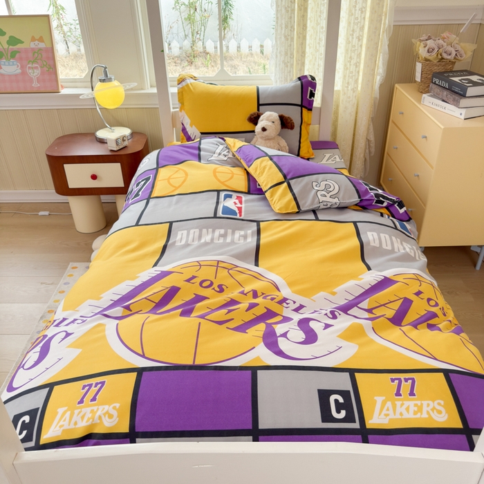 91家纺网 家纺一手货源 找家纺 乐居坊 2025新款开学季亲肤棉透气印花芦荟棉四件套（宿舍床） 洛城之星