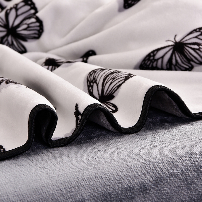 91家纺网 家纺一手货源 找家纺 绒宴 2025新款8.5斤牛奶绒金貂法莱绒床裙款保暖四件套 初遇