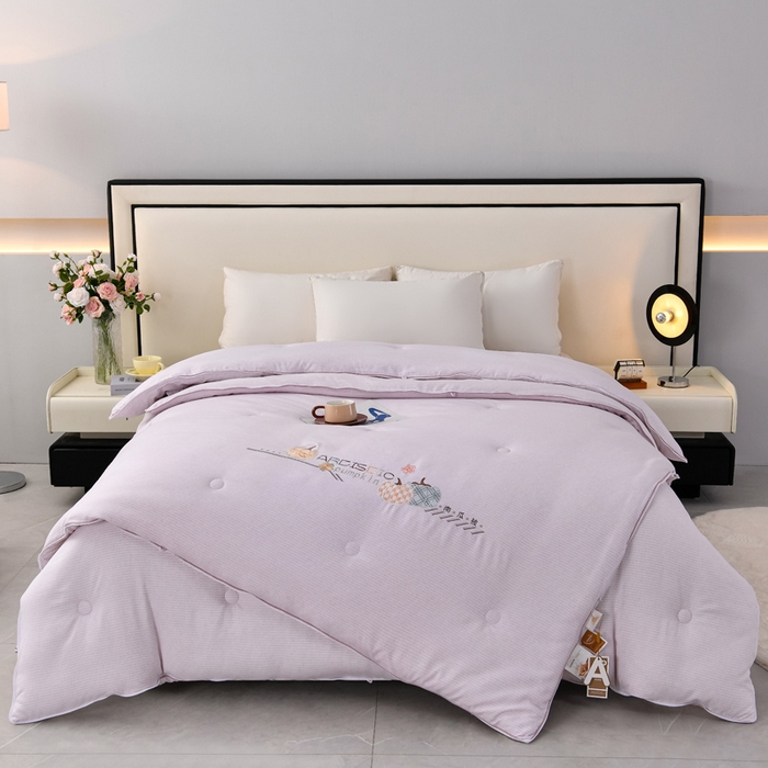 91家纺网 家纺一手货源 找家纺 （总）小牛席业 2025新款南瓜被-二合一子母被系列双胎被冬被春秋+被夏被=加厚冬被被芯