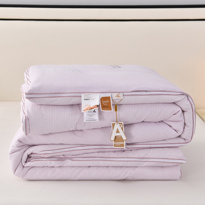 91家纺网 家纺一手货源 找家纺 （总）小牛席业 2025新款南瓜被-二合一子母被系列双胎被冬被春秋+被夏被=加厚冬被被芯