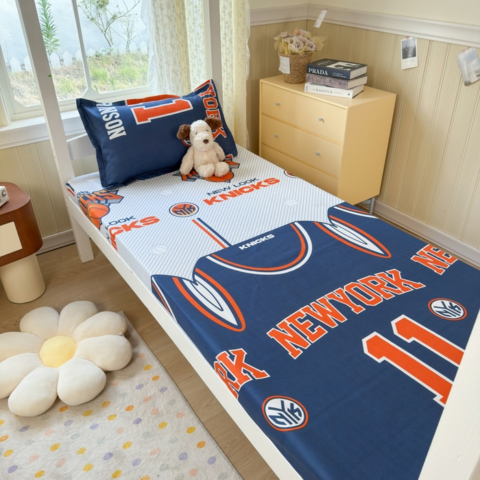 91家纺网 家纺一手货源 找家纺 乐居坊 2025新款开学季亲肤棉透气印花芦荟棉四件套（宿舍床） 纽约之王