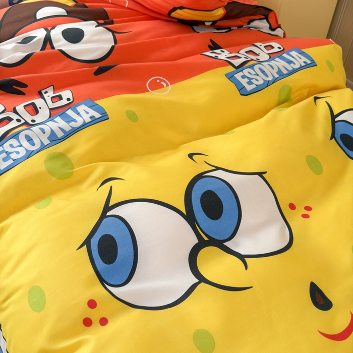 91家纺网 家纺一手货源 找家纺 乐居坊 2025新款开学季亲肤棉透气印花芦荟棉四件套（宿舍床） 小顽童