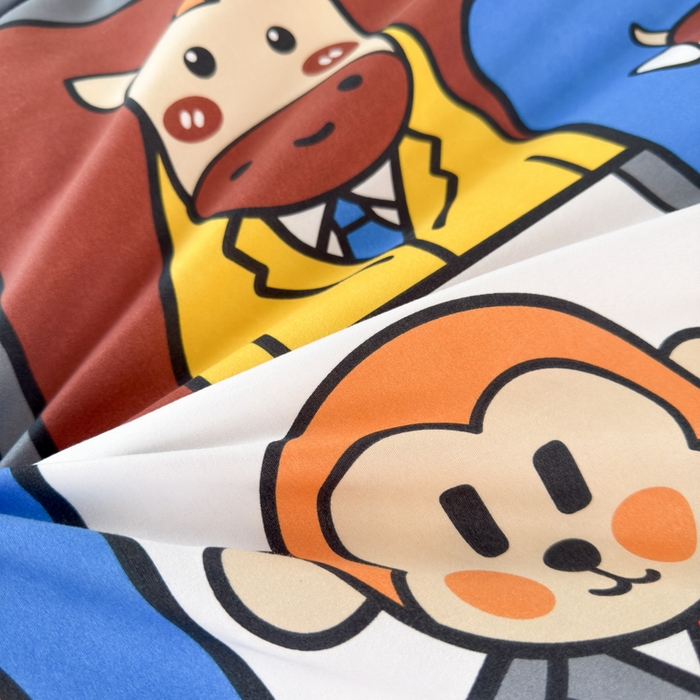 91家纺网 家纺一手货源 找家纺 乐居坊 2025新款开学季亲肤棉透气印花芦荟棉四件套（宿舍床） 专业牛马