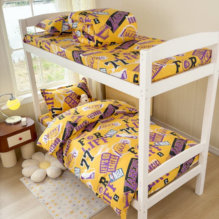 91家纺网 家纺一手货源 找家纺 乐居坊 2025新款开学季亲肤棉透气印花芦荟棉四件套（宿舍床） 紫金王朝