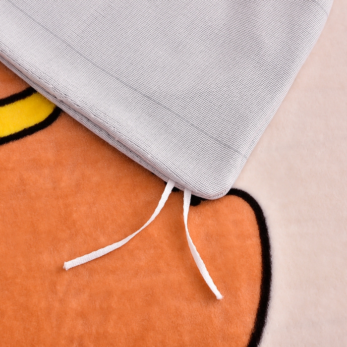 91家纺网 家纺一手货源 找家纺 绒宴 2025新款8.5斤牛奶绒金貂法莱绒床裙款保暖四件套 萌豚卡皮