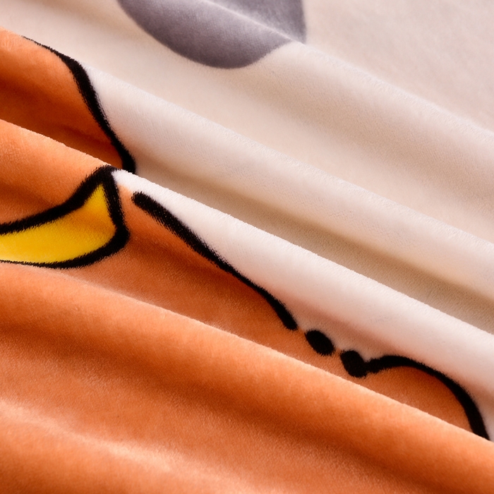 91家纺网 家纺一手货源 找家纺 绒宴 2025新款8.5斤牛奶绒金貂法莱绒床裙款保暖四件套 萌豚卡皮