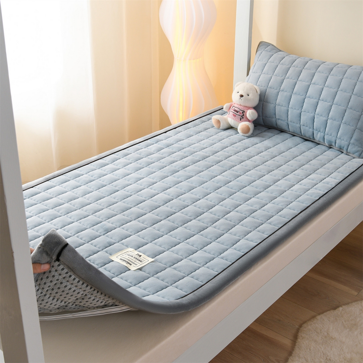 云木里 2025新款240克臻棉绒和煦春风宿舍床垫上下铺床垫学生床- 和煦春风-天缥