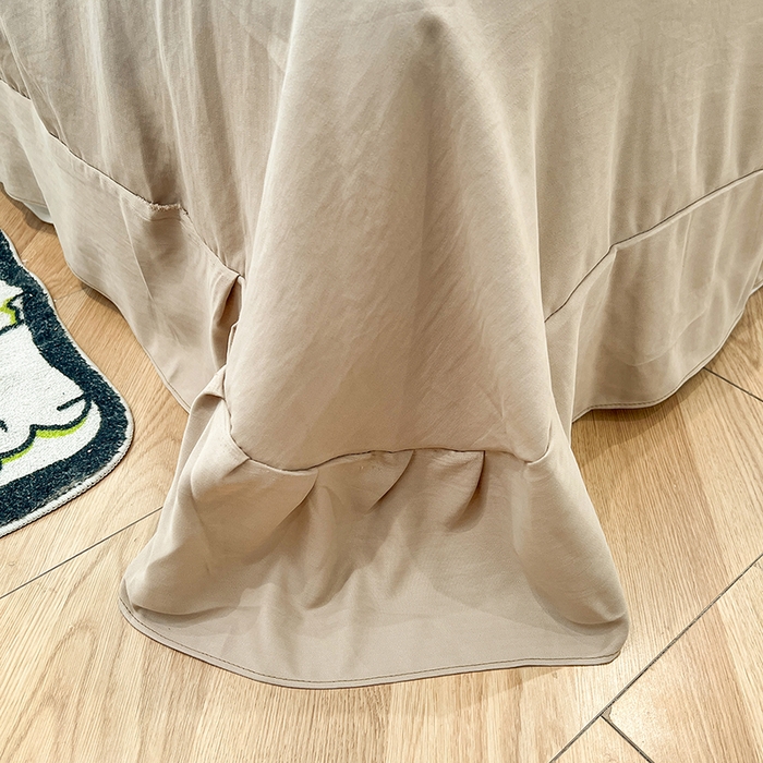 91家纺网 家纺一手货源 找家纺 金梦拉2025新款A类提花人字纹小布袋款四件套小南瓜