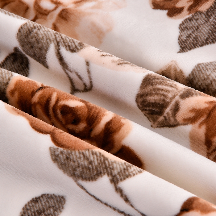 91家纺网 家纺一手货源 找家纺 绒宴 2025新款8.5斤牛奶绒金貂法莱绒床裙款保暖四件套 暮色恋人