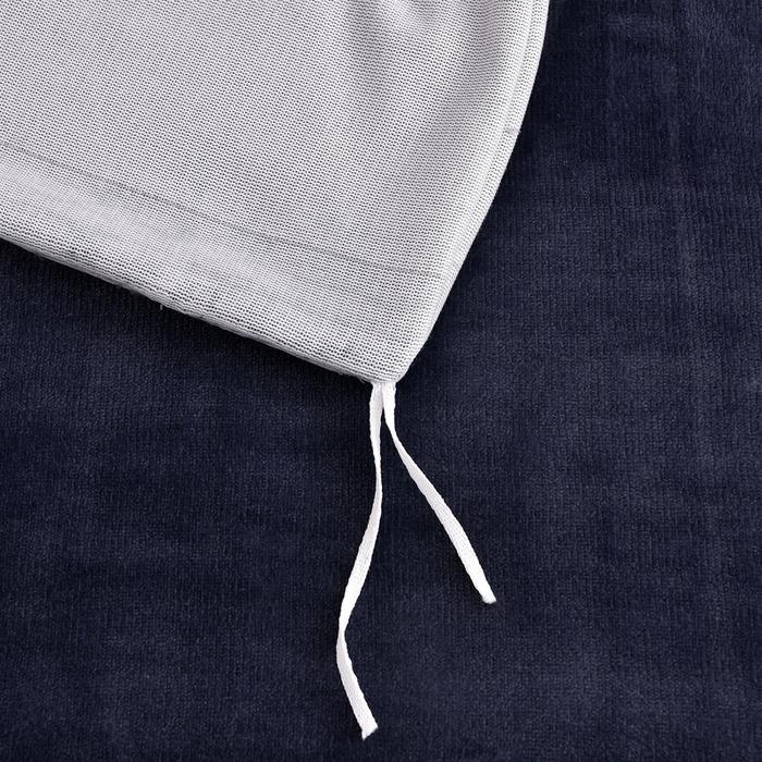 91家纺网 家纺一手货源 找家纺 绒宴 2025新款8.5斤牛奶绒金貂法莱绒床裙款保暖四件套 绅士条纹