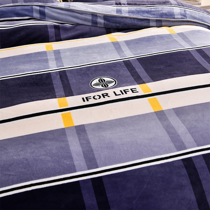 91家纺网 家纺一手货源 找家纺 绒宴 2025新款8.5斤牛奶绒金貂法莱绒床裙款保暖四件套 时光旅行