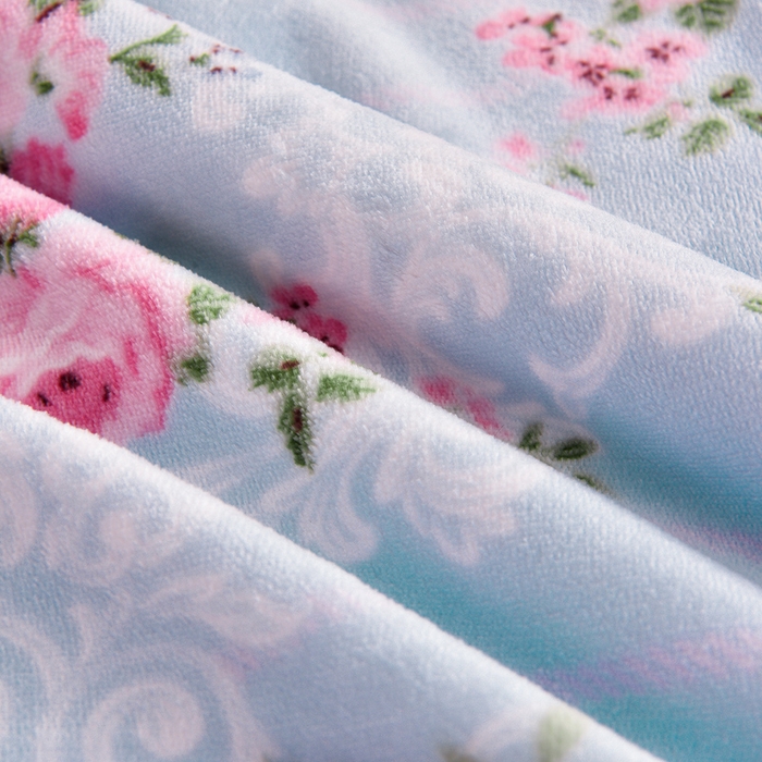 91家纺网 家纺一手货源 找家纺 绒宴 2025新款8.5斤牛奶绒金貂法莱绒床裙款保暖四件套 拾光