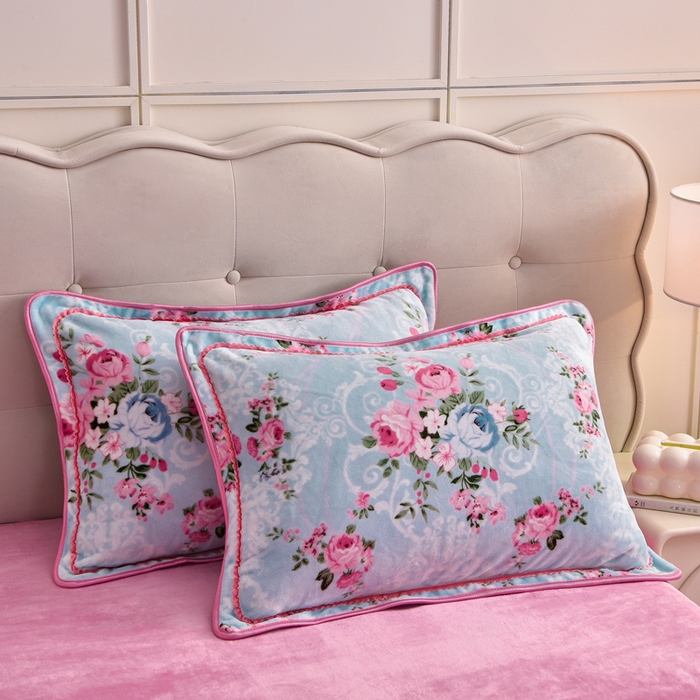 91家纺网 家纺一手货源 找家纺 绒宴 2025新款8.5斤牛奶绒金貂法莱绒床裙款保暖四件套 拾光