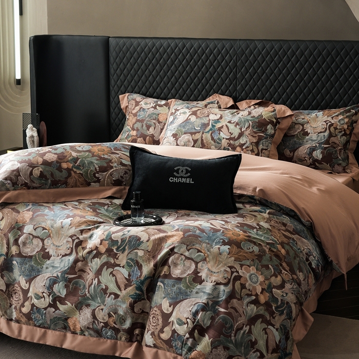 91家纺网 家纺一手货源 找家纺 （总）瑞雪家居 2025新款50s长绒棉纯棉数码印花床单款四件套