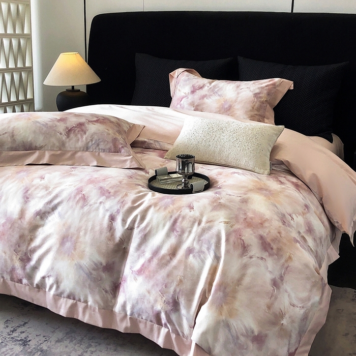 91家纺网 家纺一手货源 找家纺 （总）瑞雪家居 2025新款50s长绒棉纯棉数码印花床单款四件套