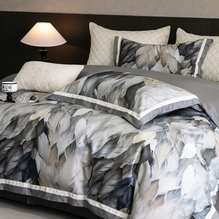 91家纺网 家纺一手货源 找家纺 （总）瑞雪家居 2025新款50s长绒棉纯棉数码印花床单款四件套