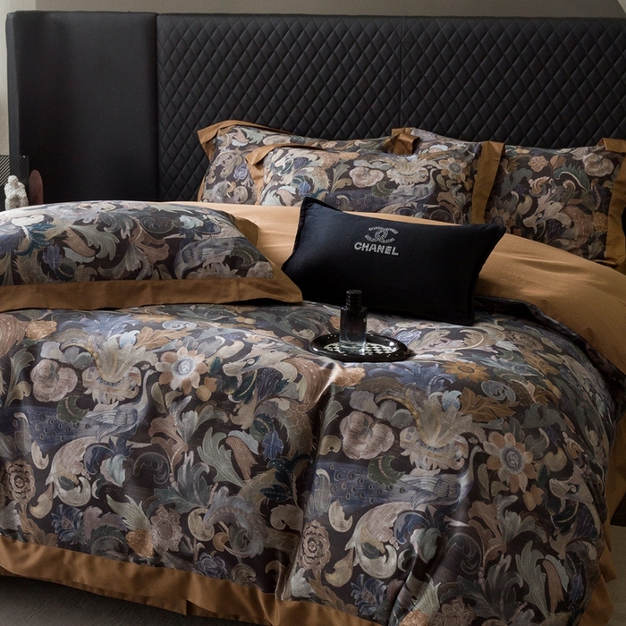 91家纺网 家纺一手货源 找家纺 （总）瑞雪家居 2025新款50s长绒棉纯棉数码印花床单款四件套