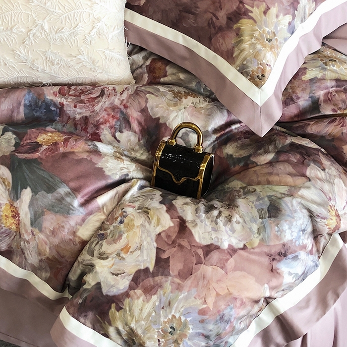 91家纺网 家纺一手货源 找家纺 （总）瑞雪家居 2025新款50s长绒棉纯棉数码印花床单款四件套