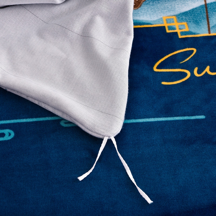 91家纺网 家纺一手货源 找家纺 绒宴 2025新款8.5斤牛奶绒金貂法莱绒床裙款保暖四件套 一莲幽梦