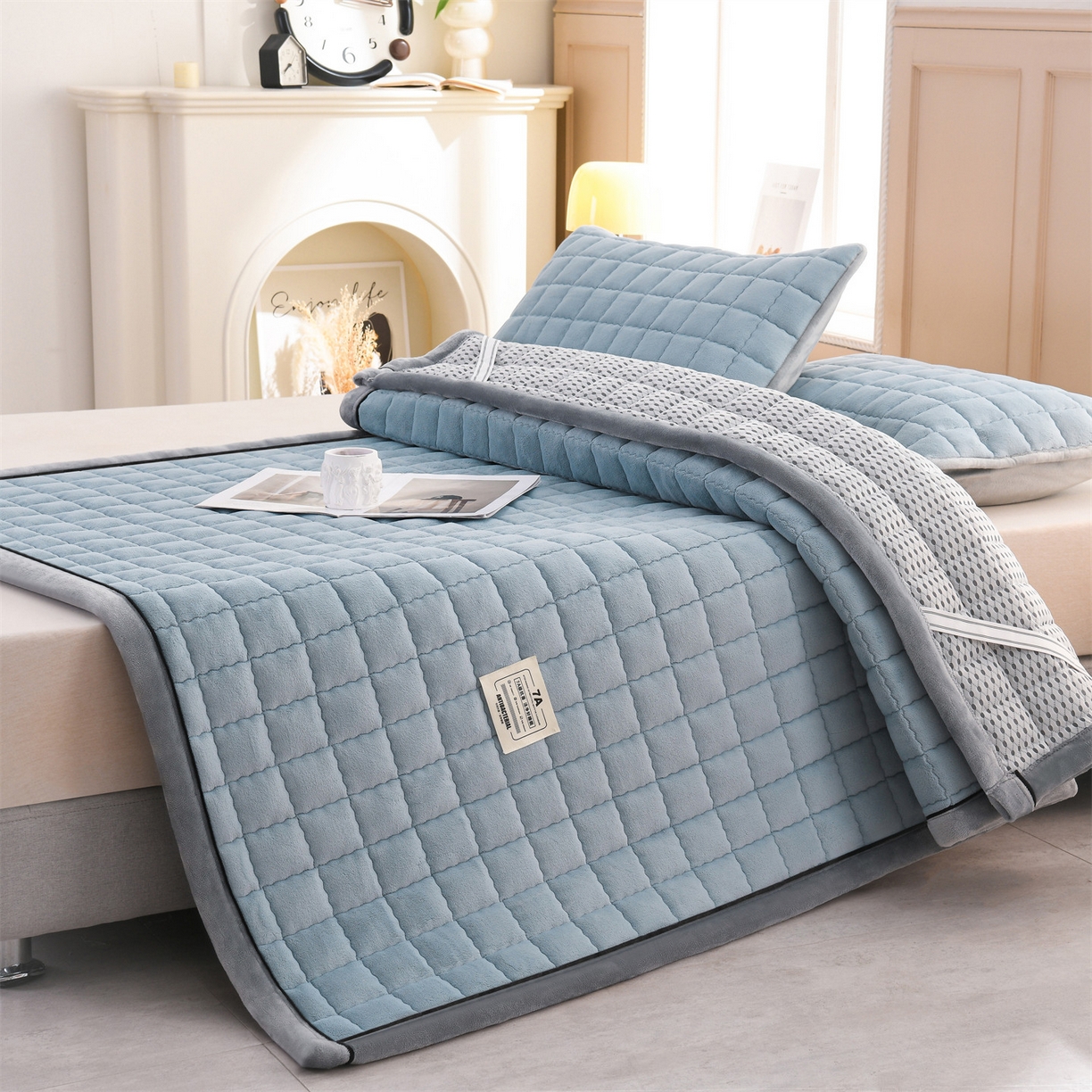 云木里 2025新款240克臻棉绒和煦春风宿舍床垫上下铺床垫成人床-和煦春风 和煦春风-天缥