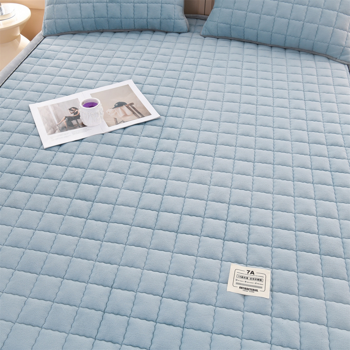 91家纺网 家纺一手货源 找家纺 云木里 2025新款240克臻棉绒和煦春风宿舍床垫上下铺床垫成人床-和煦春风 和煦春风-天缥