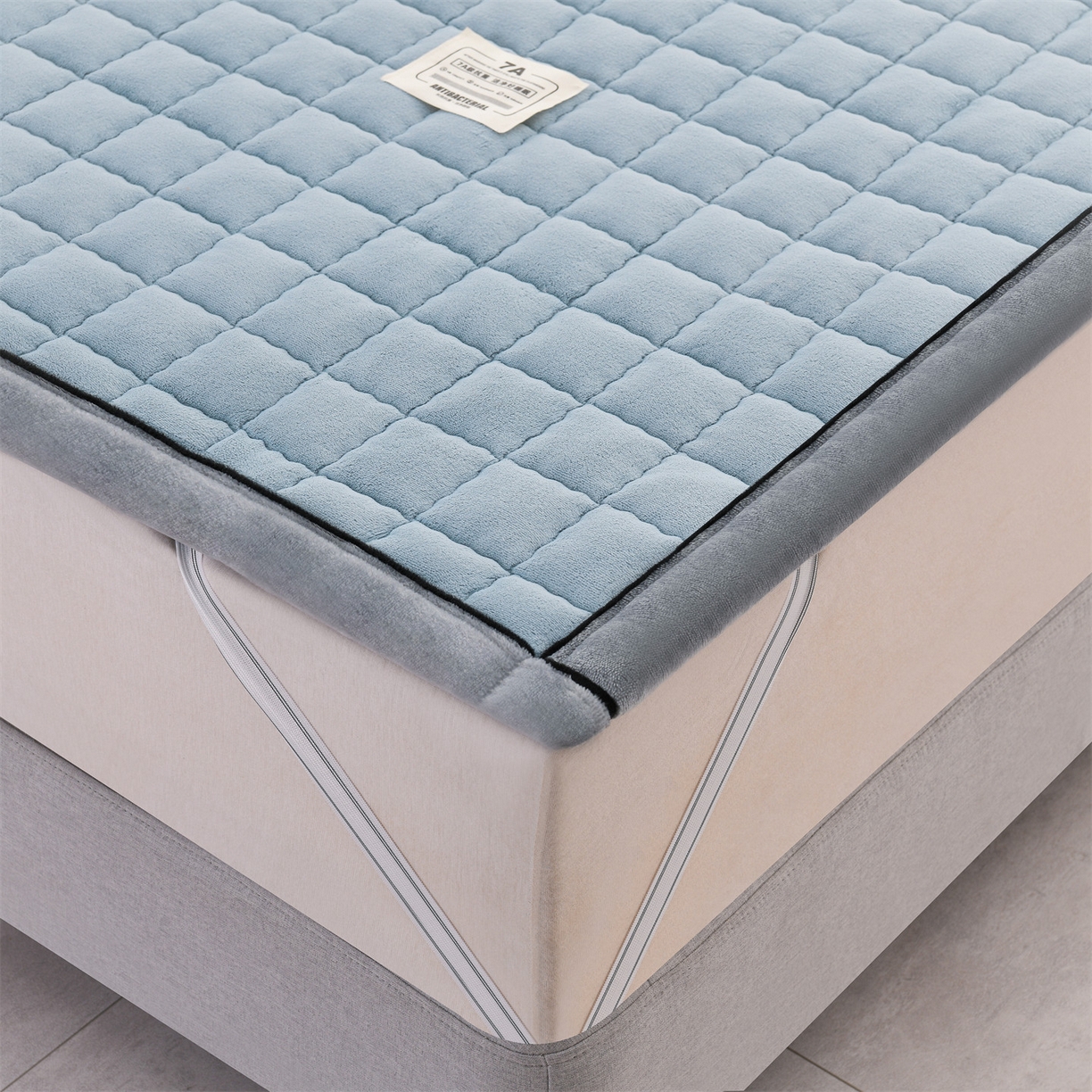 91家纺网 家纺一手货源 找家纺 云木里 2025新款240克臻棉绒和煦春风宿舍床垫上下铺床垫成人床-和煦春风 和煦春风-天缥