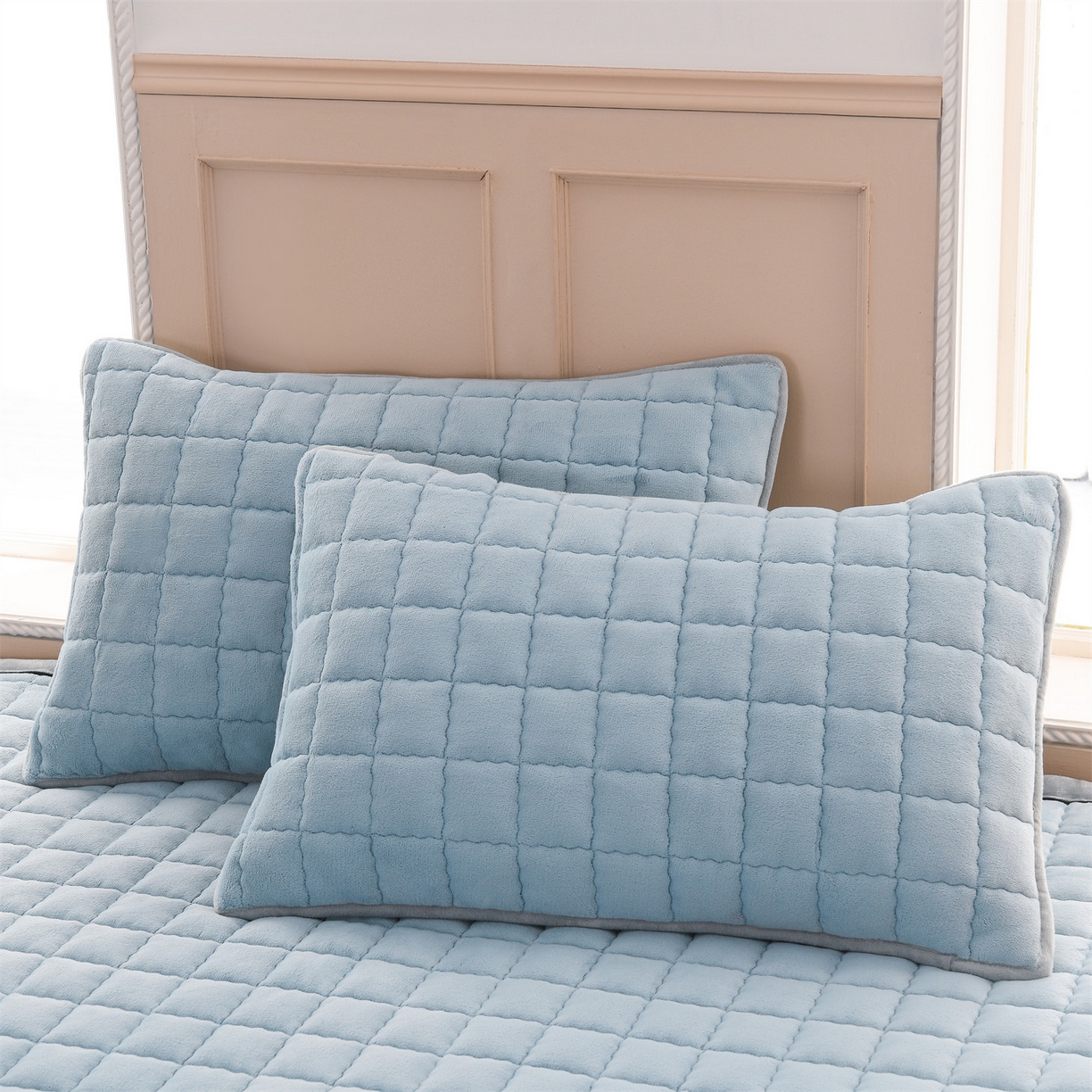 91家纺网 家纺一手货源 找家纺 云木里 2025新款240克臻棉绒和煦春风宿舍床垫上下铺床垫成人床-和煦春风 和煦春风-天缥