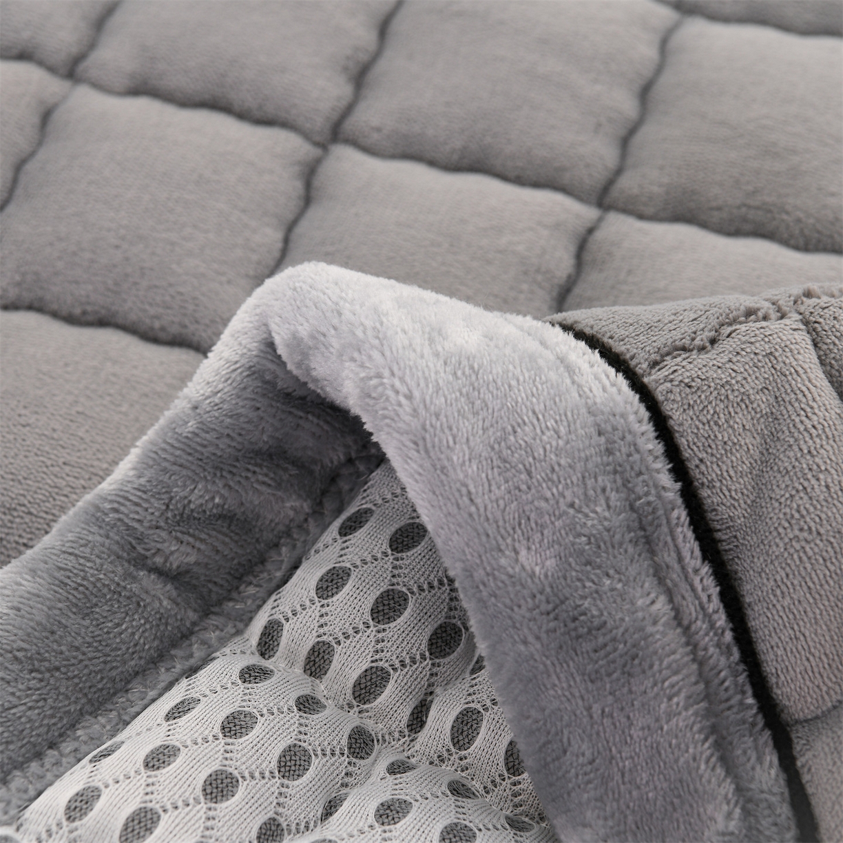 91家纺网 家纺一手货源 找家纺 云木里 2025新款240克臻棉绒和煦春风宿舍床垫上下铺床垫成人床-和煦春风 和煦春风-象灰