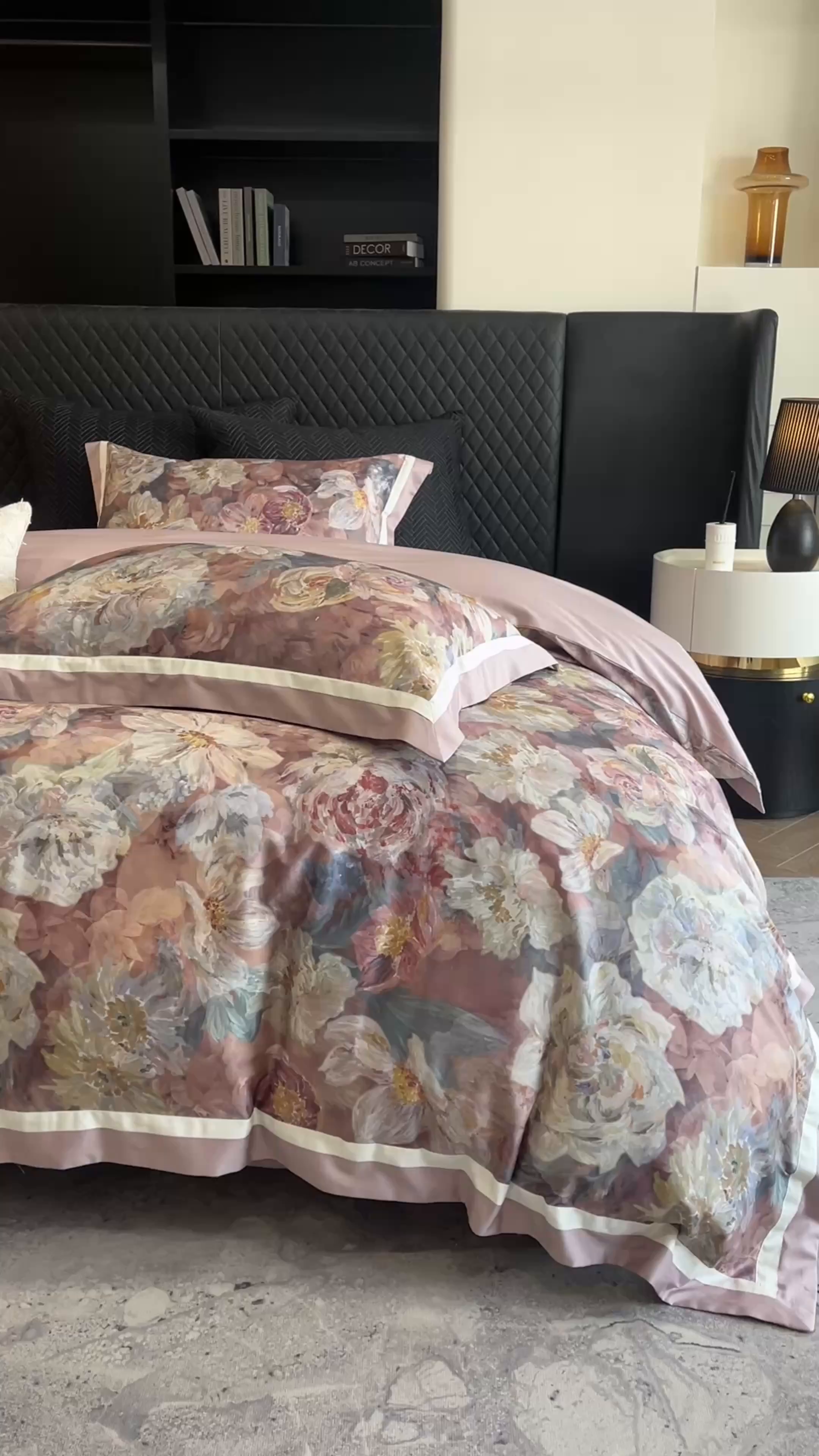 91家纺网 家纺一手货源 找家纺 （总）瑞雪家居 2025新款50s长绒棉纯棉数码印花床单款四件套