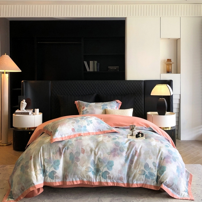 91家纺网 家纺一手货源 找家纺 （总）瑞雪家居 2025新款40s磨毛数码印花全棉纯棉四件套