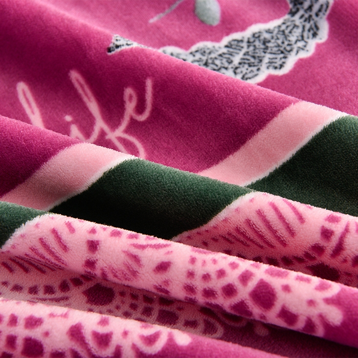 91家纺网 家纺一手货源 找家纺 绒宴 2025新款8.5斤牛奶绒金貂法莱绒床裙款保暖四件套 郁金花开