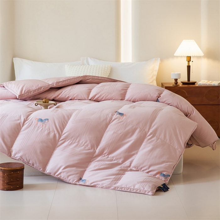 91家纺网 家纺一手货源 找家纺 （总）华盛羽绒被壳 2025新款全棉双层刺绣羽绒被壳高端羽绒被高支高密羽绒被壳