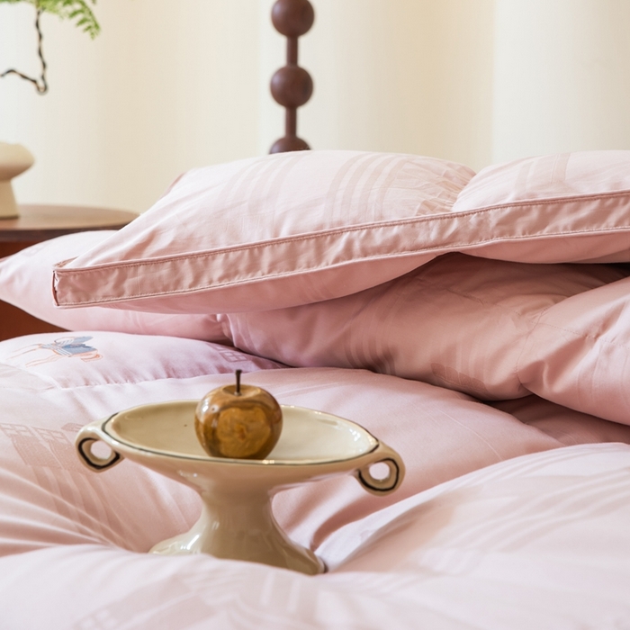 91家纺网 家纺一手货源 找家纺 （总）华盛羽绒被壳 2025新款全棉双层刺绣羽绒被壳高端羽绒被高支高密羽绒被壳