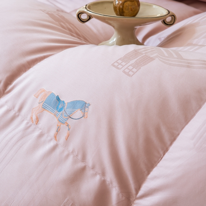 91家纺网 家纺一手货源 找家纺 （总）华盛羽绒被壳 2025新款全棉双层刺绣羽绒被壳高端羽绒被高支高密羽绒被壳