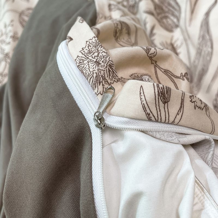 91家纺网 家纺一手货源 找家纺 薏思家纺 2025新款全棉纯棉活性生态磨毛数码印花四件套-花卉类 爱意浓