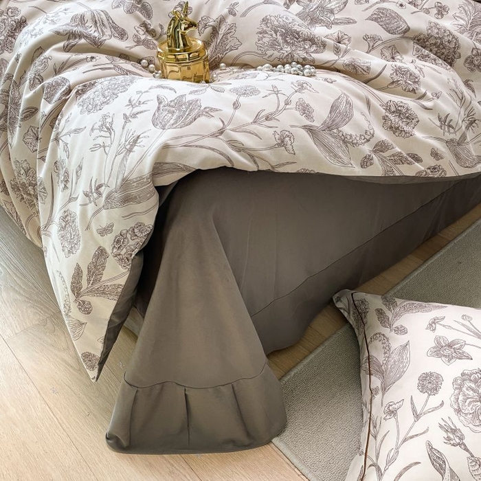 91家纺网 家纺一手货源 找家纺 薏思家纺 2025新款全棉纯棉活性生态磨毛数码印花四件套-花卉类 爱意浓