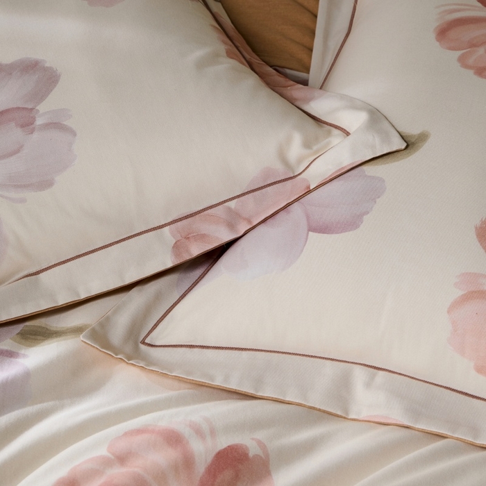 91家纺网 家纺一手货源 找家纺 薏思家纺 2025新款全棉纯棉活性生态磨毛数码印花四件套-花卉类 茶言妙语