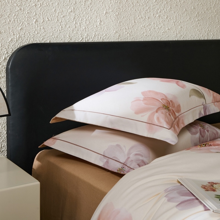 91家纺网 家纺一手货源 找家纺 薏思家纺 2025新款全棉纯棉活性生态磨毛数码印花四件套-花卉类 茶言妙语