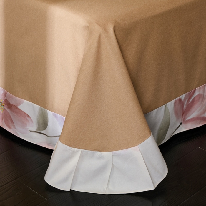 91家纺网 家纺一手货源 找家纺 薏思家纺 2025新款全棉纯棉活性生态磨毛数码印花四件套-花卉类 茶言妙语