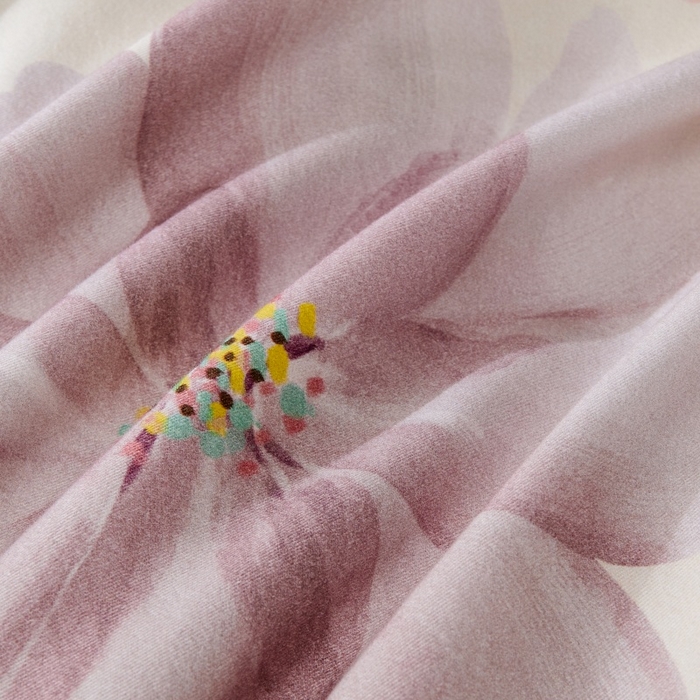 91家纺网 家纺一手货源 找家纺 薏思家纺 2025新款全棉纯棉活性生态磨毛数码印花四件套-花卉类 茶言妙语