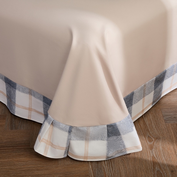 91家纺网 家纺一手货源 找家纺 薏思家纺 2025新款全棉纯棉活性生态磨毛数码印花四件套-条格卡通类 艾米